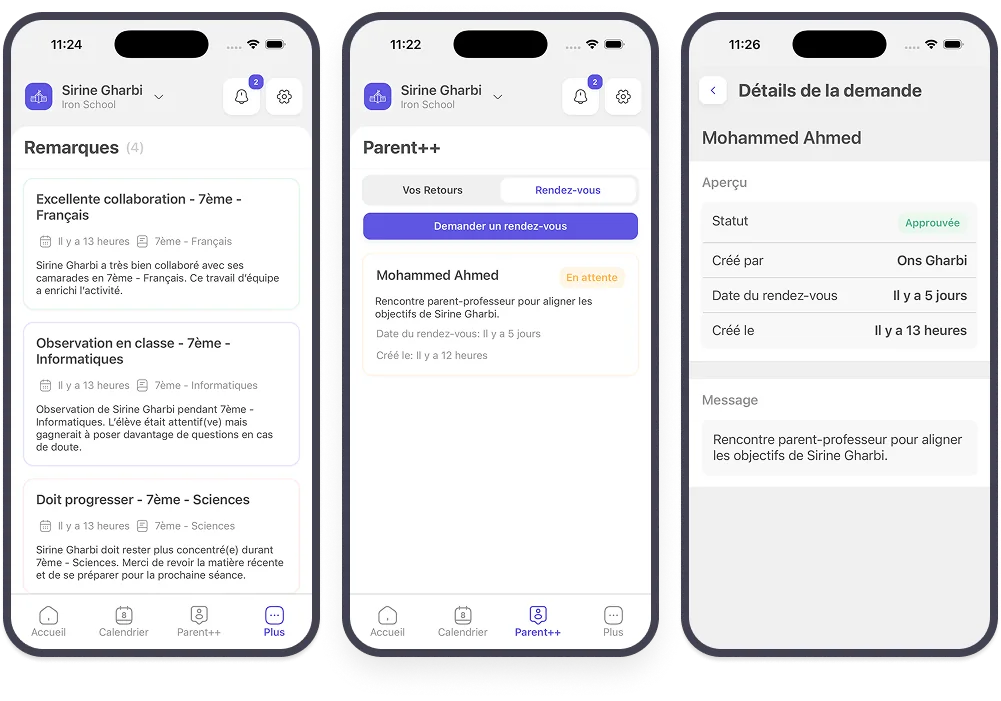 Mobile app communication